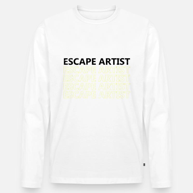 Lockpicking Lock Picking Aufsperrdienst Designs - Männer Premium Bio Langarmshirt - Weiß