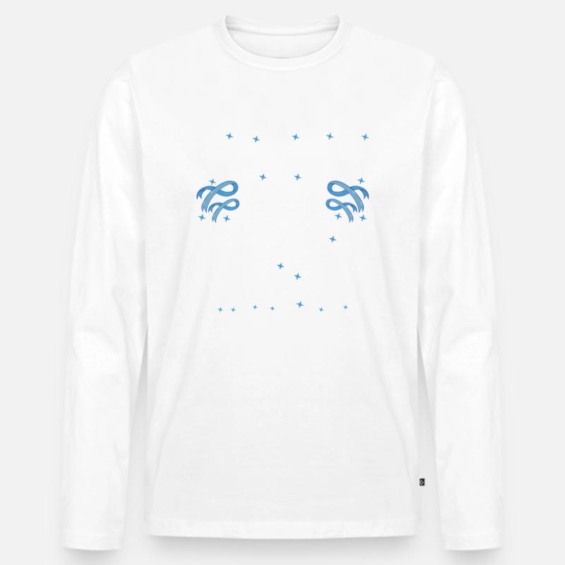 Pancreas Off Duty - Männer Premium Bio Langarmshirt - Weiß