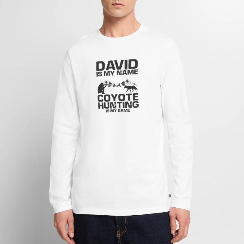 Conception de coyote pour les réacteurs de coyote T-shirt manches longues Premium bio Homme