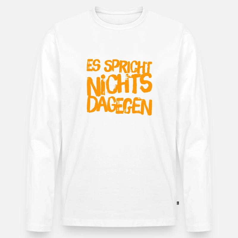 so wird es gemacht - Männer Premium Bio Langarmshirt - Weiß