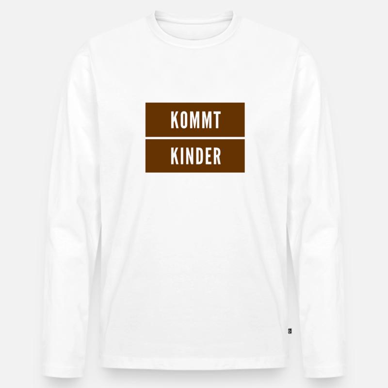 ab die Post - Männer Premium Bio Langarmshirt - Weiß