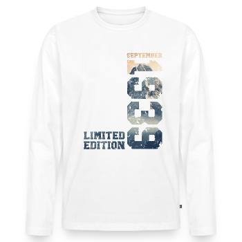 85th Birthday Original September 1939 Volume 39 - Men's Premium Organic Long Sleeve Shirt - white - Front - Nico (187cm)