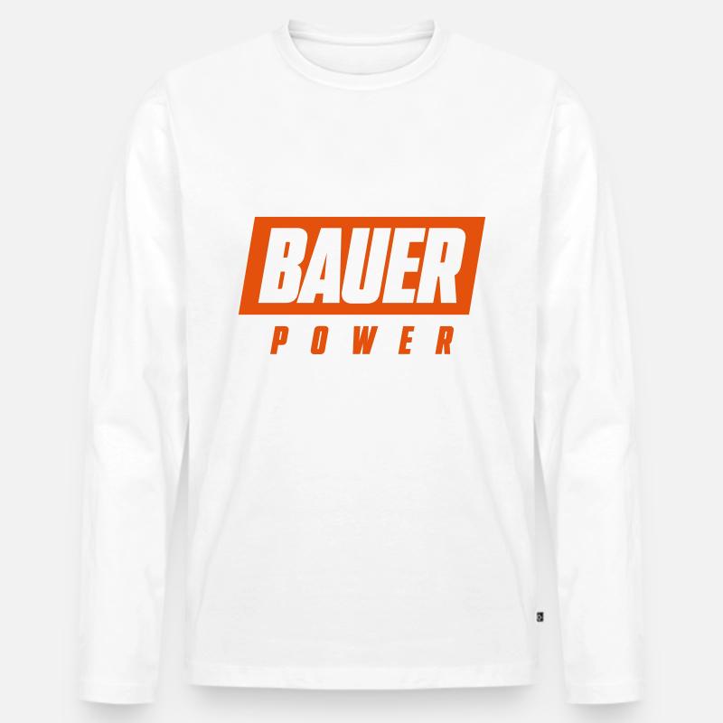 bauer power - Männer Premium Bio Langarmshirt - undefined