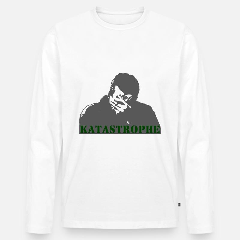 Katastrophe - Männer Premium Bio Langarmshirt - undefined