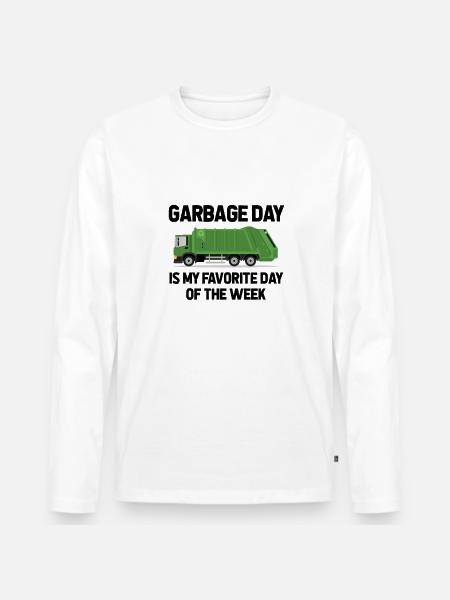 Müllmann garbage truck - Men's Premium Organic Long Sleeve Shirt - white