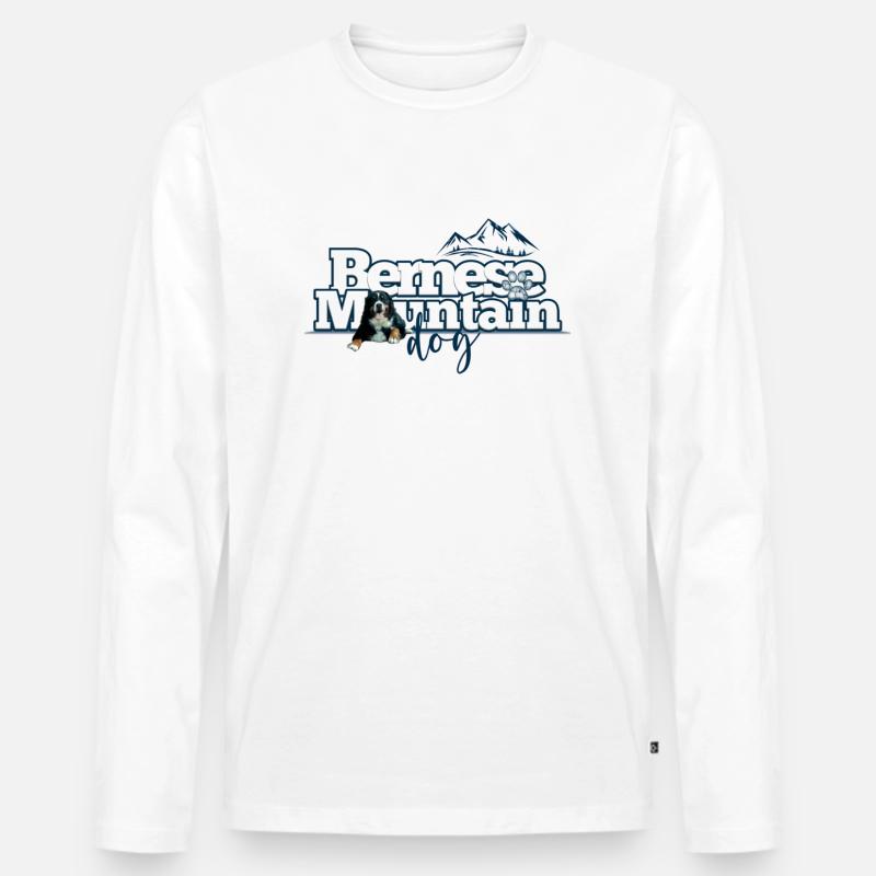 Berner Sennenhund - Männer Premium Bio Langarmshirt - undefined