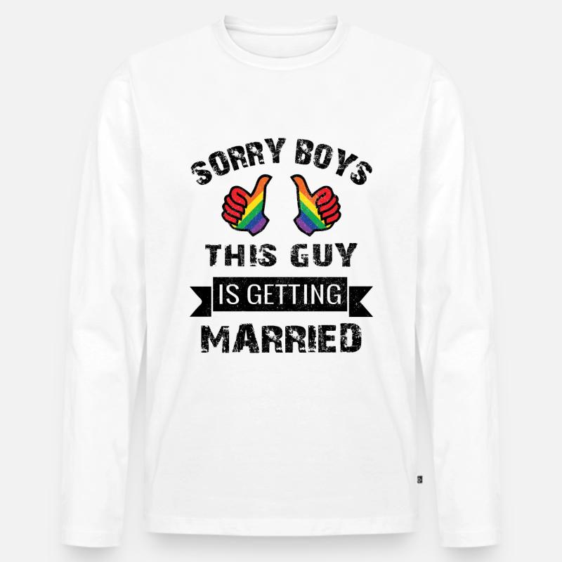 LGBT Junggesellen Abschied - Männer Premium Bio Langarmshirt - undefined