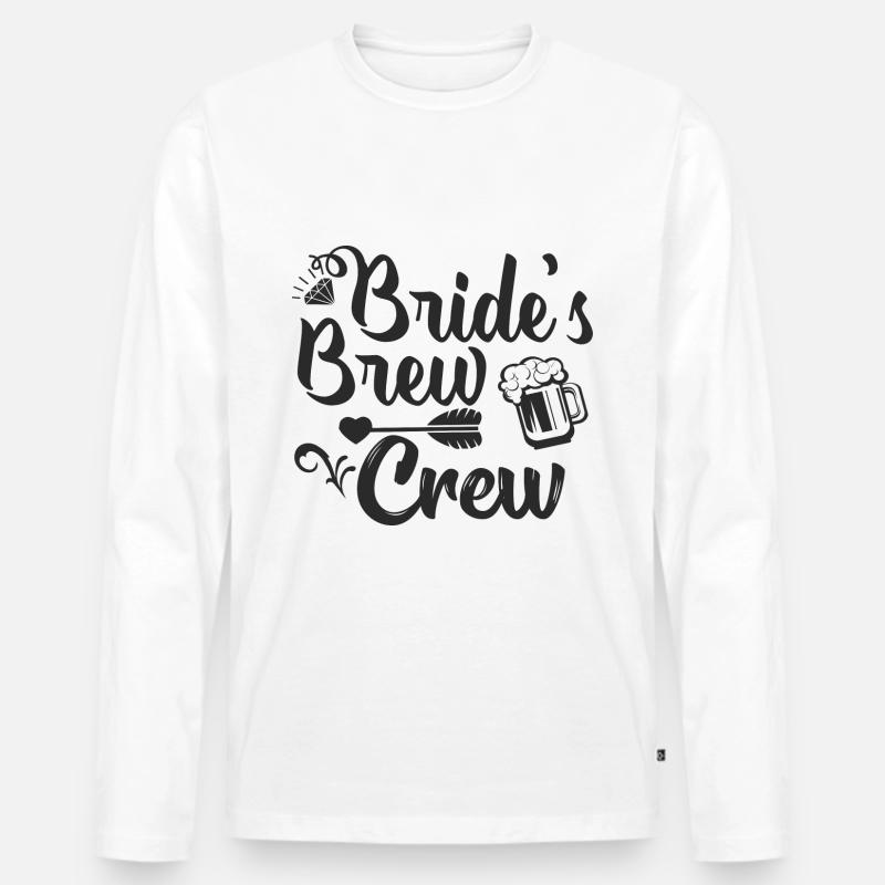 Junggesellenabschied - Männer Premium Bio Langarmshirt - Weiß