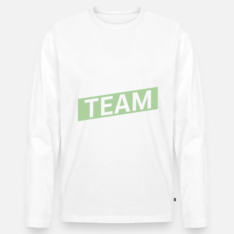 Cooking Team - Männer Premium Bio Langarmshirt - Weiß