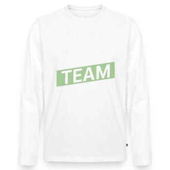 Wrestling Team - Men's Premium Organic Long Sleeve Shirt - white - Front - Nico (187cm)