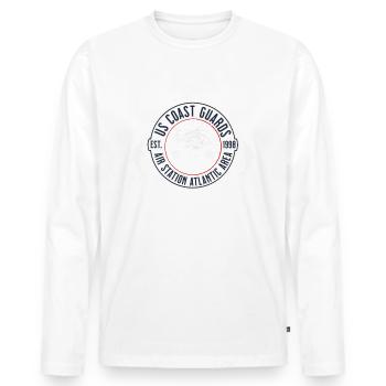 Atlantic city coast guards - Men's Premium Organic Long Sleeve Shirt - white - Front - Nico (187cm)