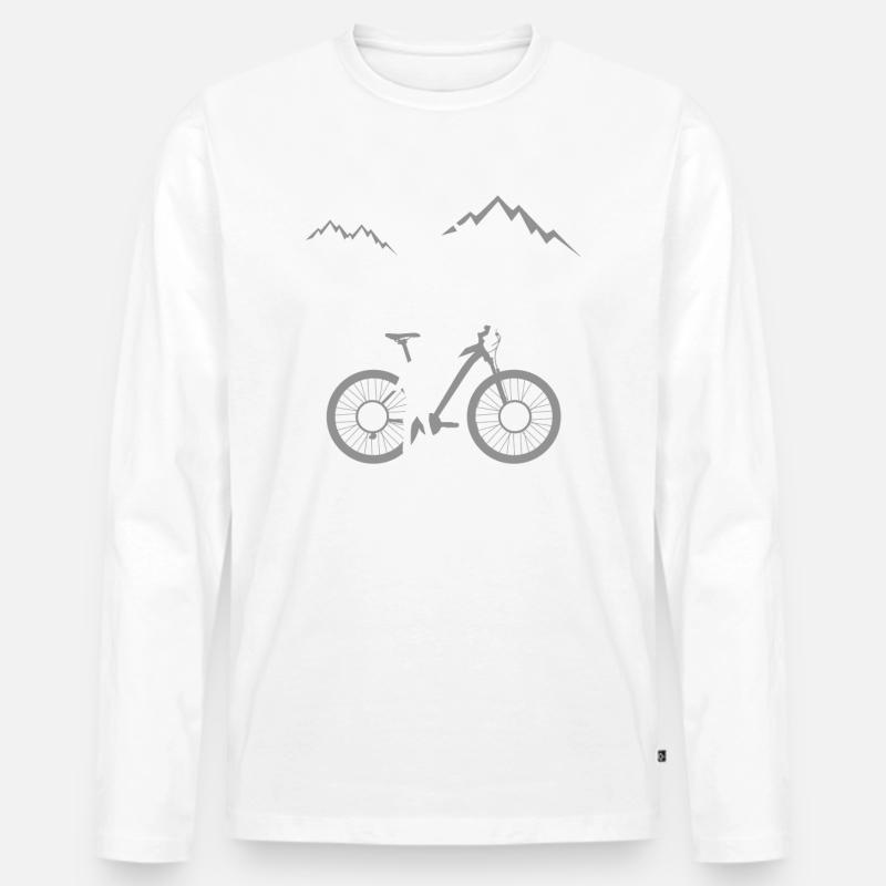 Mountain Goat Bicycle - Männer Premium Bio Langarmshirt - undefined