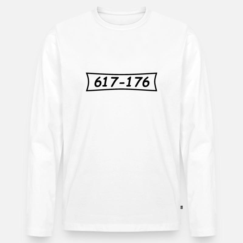Panzerknacker Nummer 617 176 - Männer Premium Bio Langarmshirt - Weiß