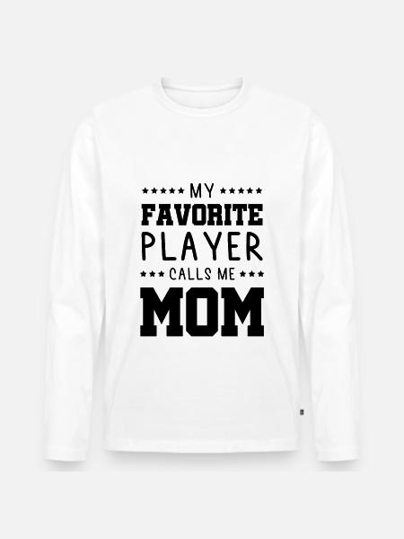 Feldhockey mama - Männer Premium Bio Langarmshirt - Weiß