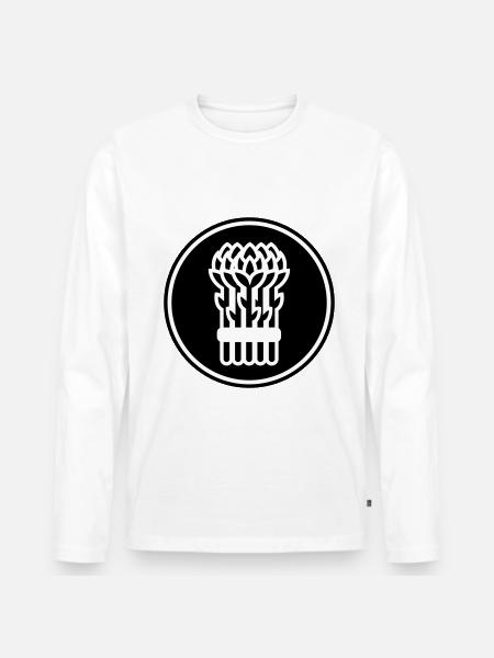 Vegetable icon - Men's Premium Organic Long Sleeve Shirt - white