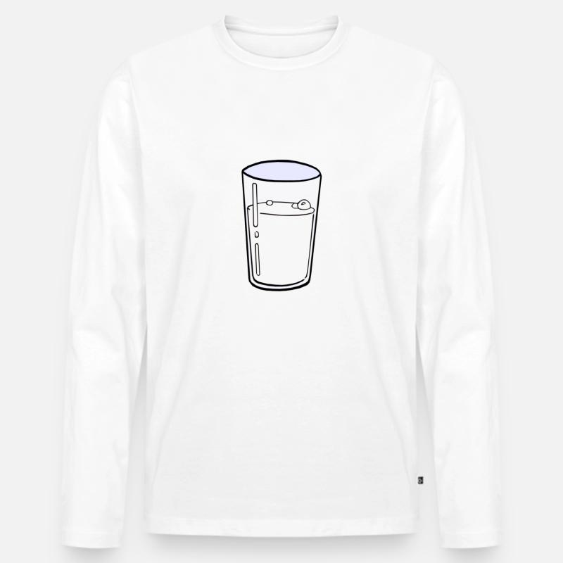 Mülsch 2 - Männer Premium Bio Langarmshirt - Weiß