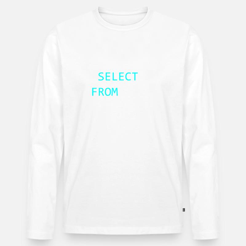 Idée de cadeau pour le codeur SQL T-shirt manches longues Premium bio Homme