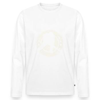 Eishockey Hockey sur glace - T-shirt manches longues Premium bio Homme - blanc - Devant - Nico (187cm)
