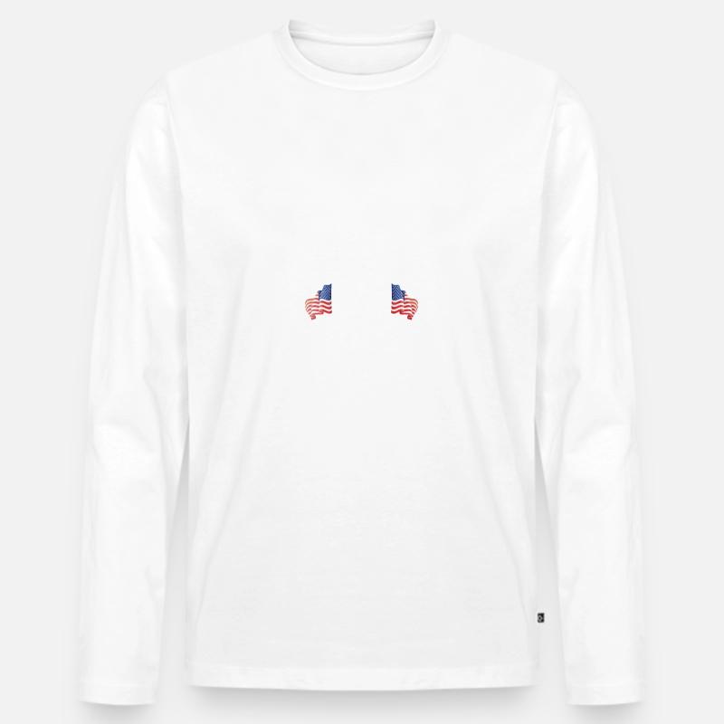 Newport, Rhode Island - Männer Premium Bio Langarmshirt - undefined