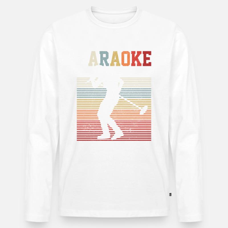 Karaoke - Männer Premium Bio Langarmshirt - undefined