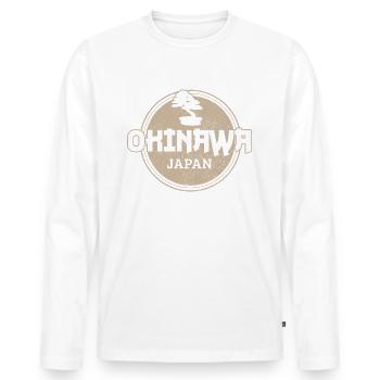 Okinawa Japan Bonsai - Männer Premium Bio Langarmshirt - Weiß - Vorne - Nico (187cm)