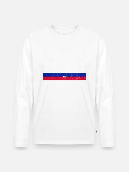 Haiti - Männer Premium Bio Langarmshirt -