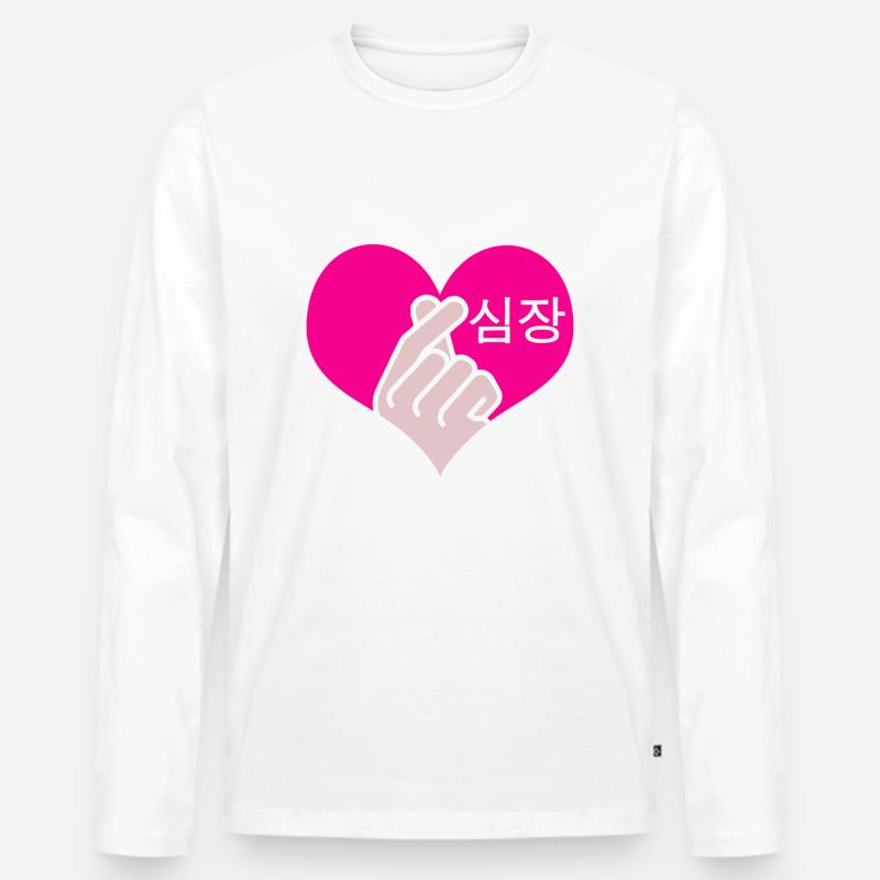 K-Pop - Männer Premium Bio Langarmshirt - undefined
