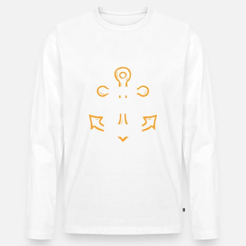 Hoffnung Bibel - Männer Premium Bio Langarmshirt - undefined