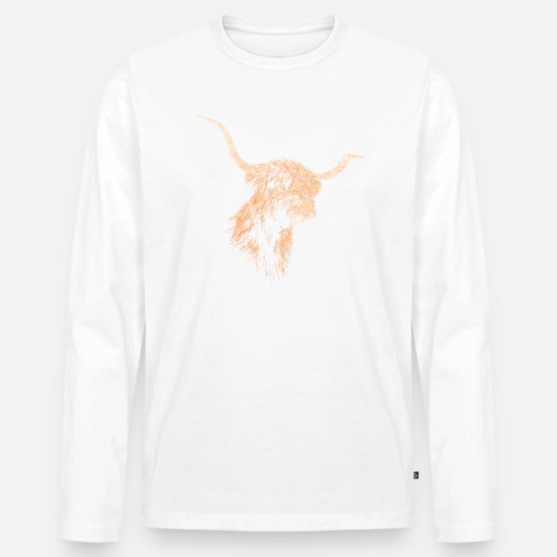 Bronko55 No.53 – Bulle - Männer Premium Bio Langarmshirt - undefined