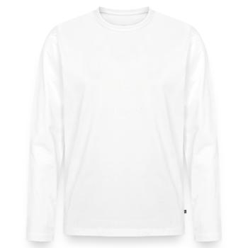 December Vintage 1999 24th Birthday Vintage - Men's Premium Organic Long Sleeve Shirt - white - Front - Nico (187cm)