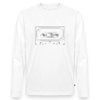 Date de naissance 1994 Mai 1994 Millésime 1994 Légende 94 - T-shirt manches longues Premium bio Homme - blanc - Devant - Nico (187cm)