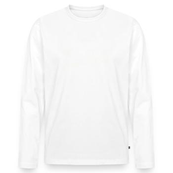 Millésime Juin 1958 Cru 1958 Anniversaire 1958 - T-shirt manches longues Premium bio Homme - blanc - Devant - Nico (187cm)