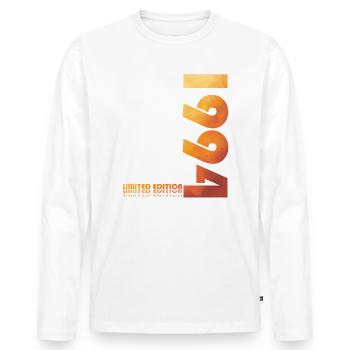 30th Birthday Original 1994 Vintage 1994 - Men's Premium Organic Long Sleeve Shirt - white - Front - Nico (187cm)