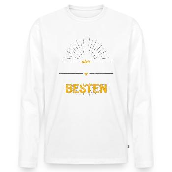 Kfz Mechatroniker Mechaniker Auto Werkstatt Spruch - Männer Premium Bio Langarmshirt - Weiß - Vorne - Nico (187cm)