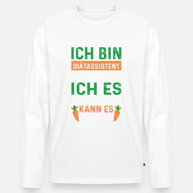 Diätassistent Beruf - Männer Premium Bio Langarmshirt - undefined