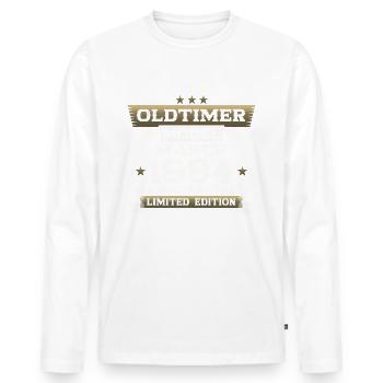 40th Birthday March Vintage 1984 Classic Car - Men's Premium Organic Long Sleeve Shirt - white - Front - Nico (187cm)