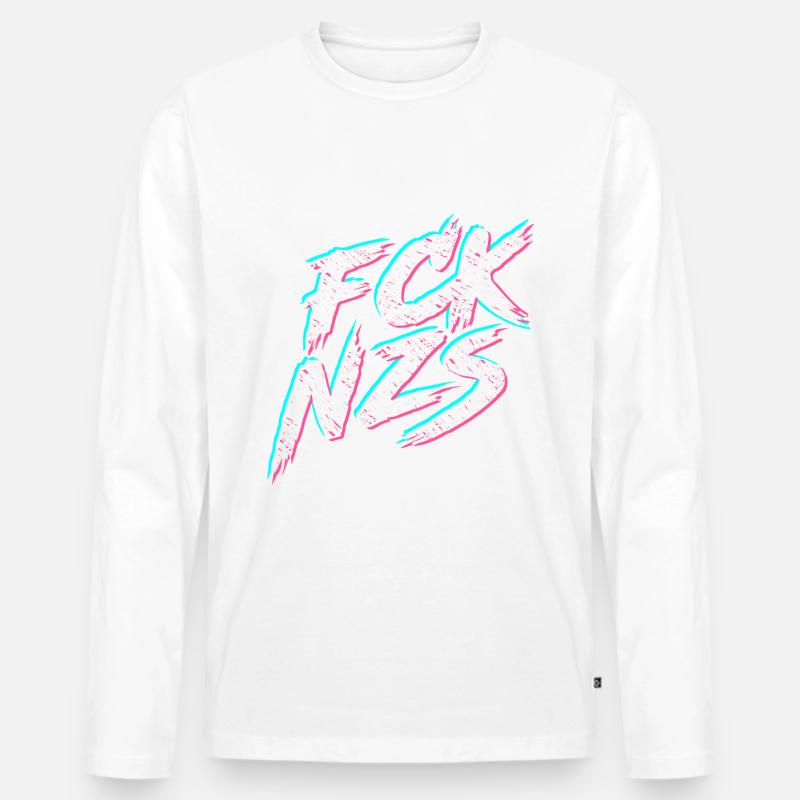 FCK NZS - Männer Premium Bio Langarmshirt - undefined