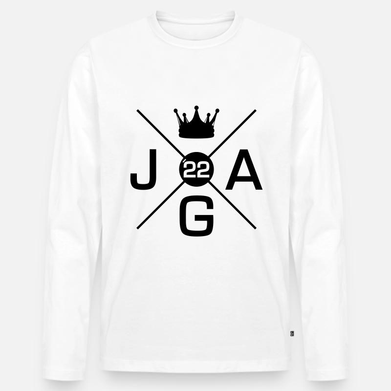 Jga 2022 - Männer Premium Bio Langarmshirt - Weiß