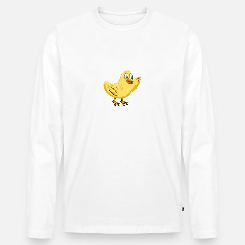 Ich Kann Karate Küken - Männer Premium Bio Langarmshirt - undefined