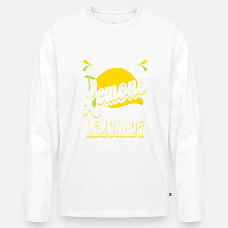 When Life Gives You Lemons Make Lemonade - Männer Premium Bio Langarmshirt - Weiß