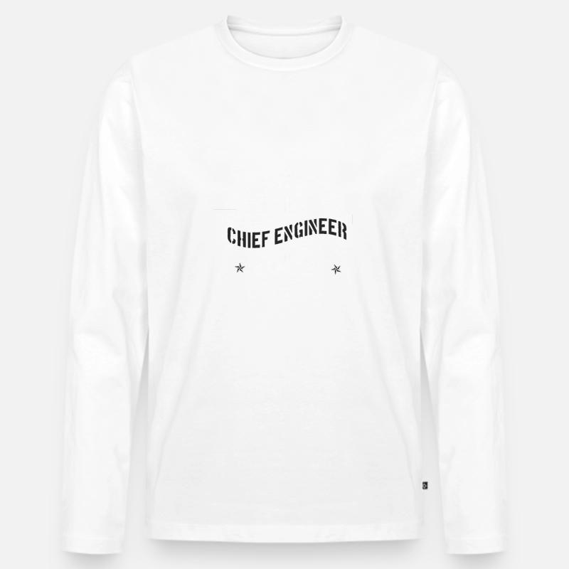 Chief Engineer Never Stop - Männer Premium Bio Langarmshirt - undefined