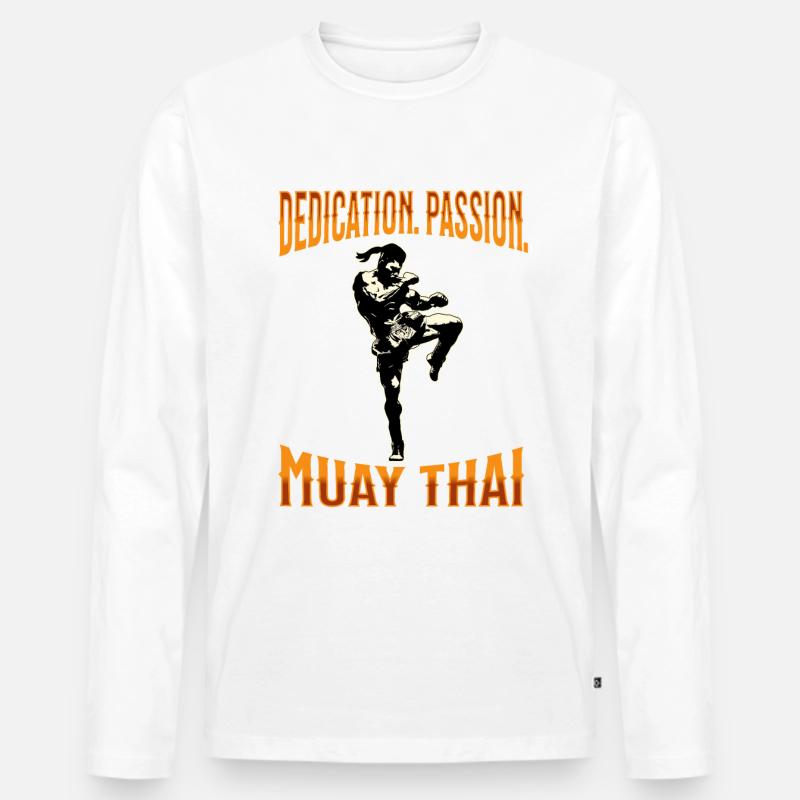 Muay Thai Boxing Muay Thai - Männer Premium Bio Langarmshirt - undefined