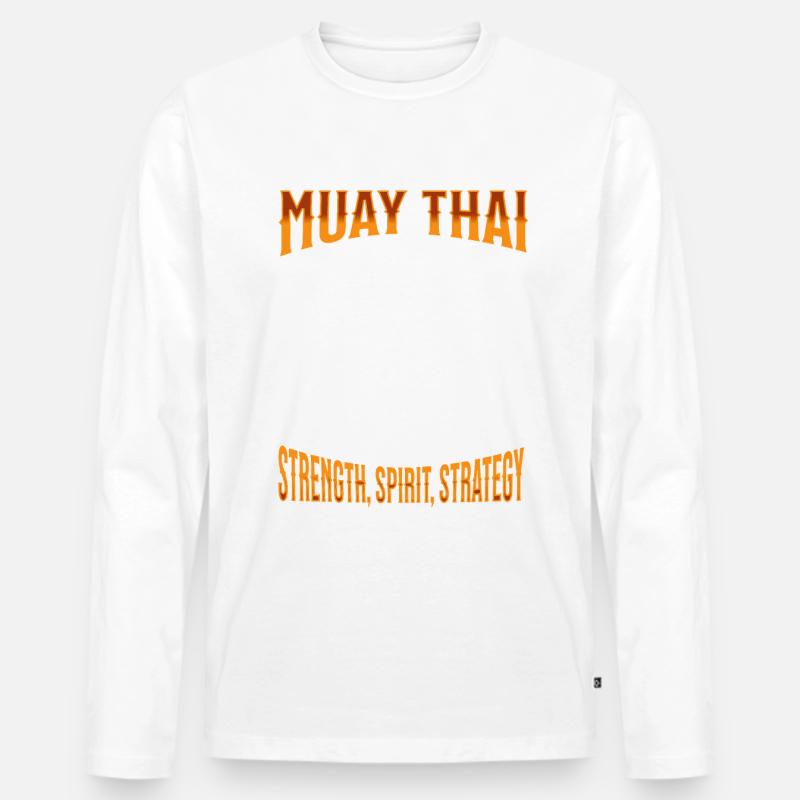 Muay Thai Boxing Muay Thai - Männer Premium Bio Langarmshirt - undefined