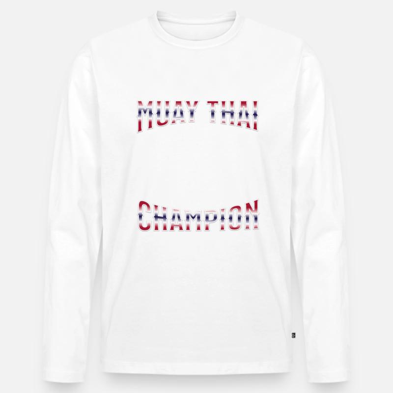 Muay Thai Boxing Muay Thai - Männer Premium Bio Langarmshirt - undefined