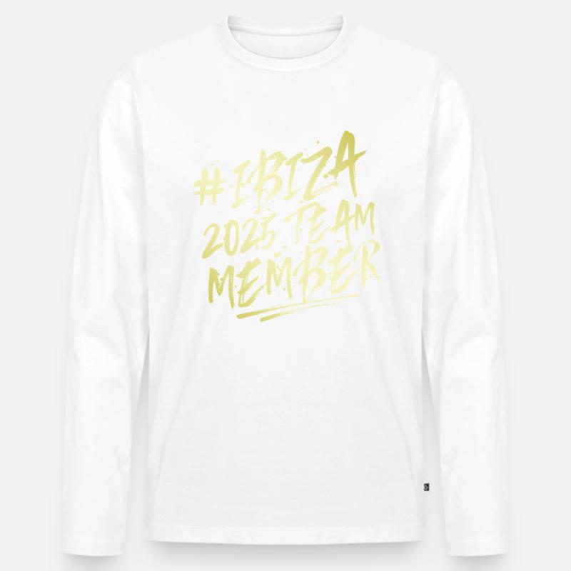 Ibiza 2025 Team - Männer Premium Bio Langarmshirt - undefined