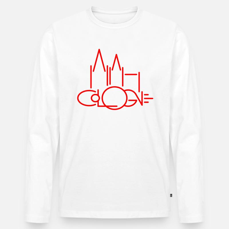 Cologne - Männer Premium Bio Langarmshirt - undefined