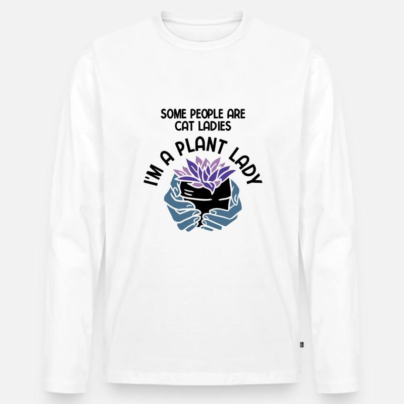 Landschaftsgärtner Hobbygärtner Gärtner - Männer Premium Bio Langarmshirt - Weiß