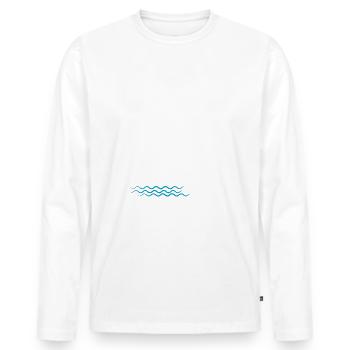 Turmspringer Sprungturm Tricks Turmspringen - Männer Premium Bio Langarmshirt - Weiß - Vorne - Nico (187cm)