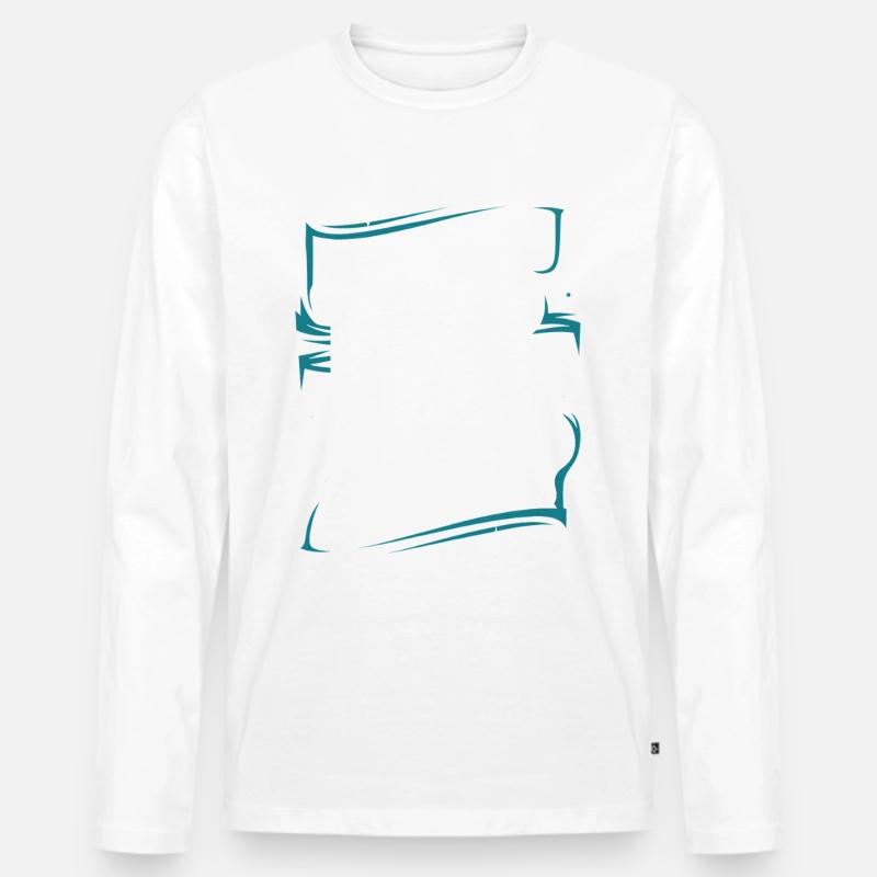 Technischer Support Computerfreak Nerd - Männer Premium Bio Langarmshirt - Weiß