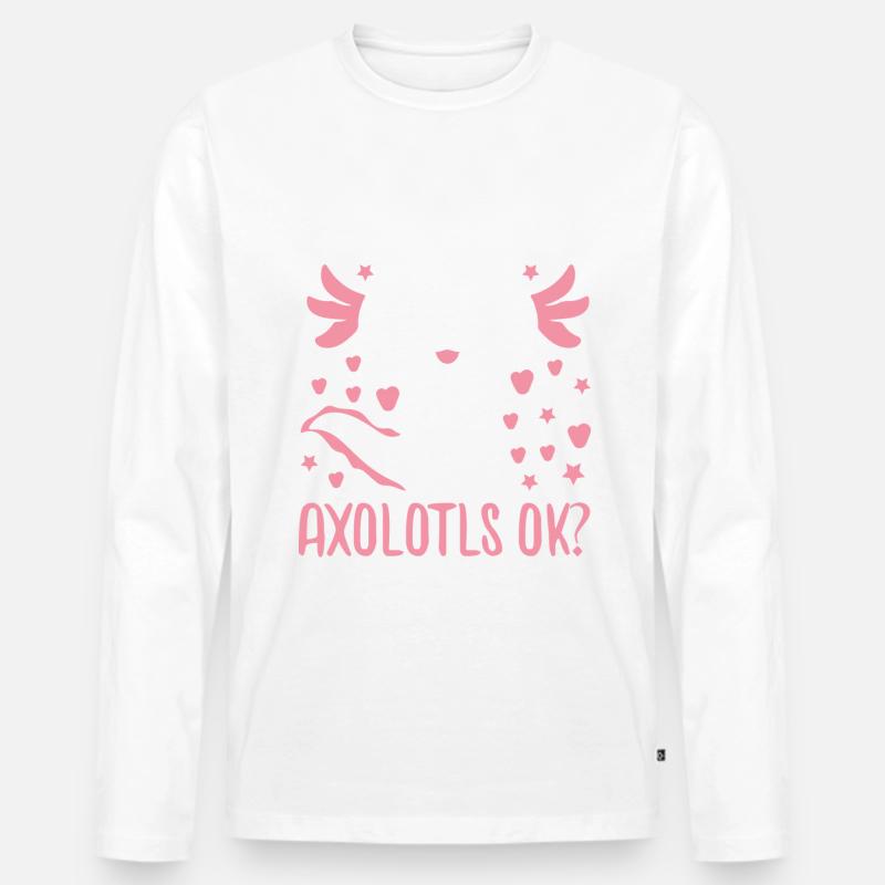 Axolotl - Männer Premium Bio Langarmshirt - undefined